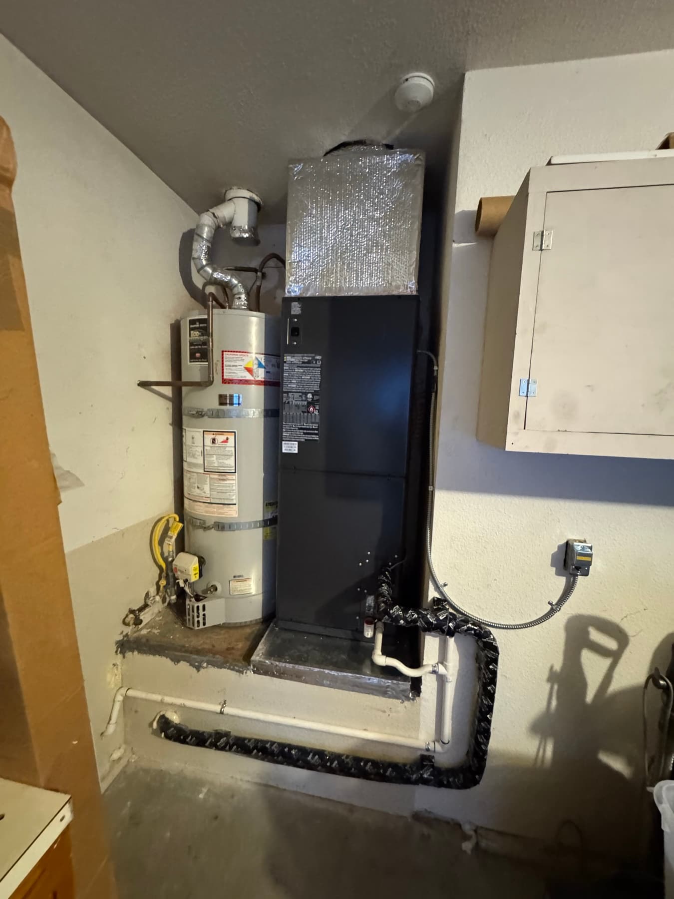 Outdoor condenser unit install