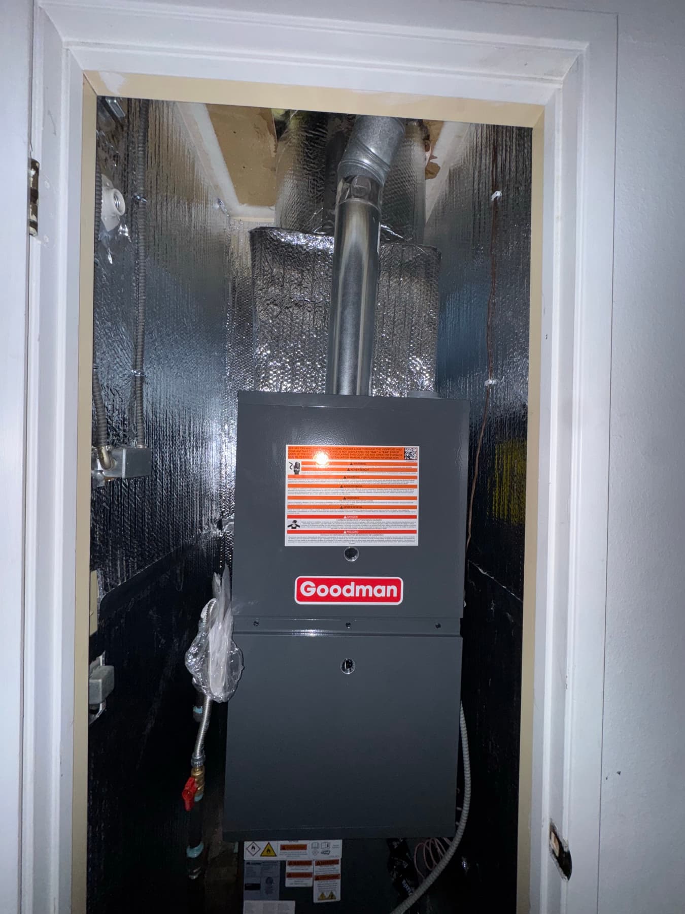 HVAC equipment install