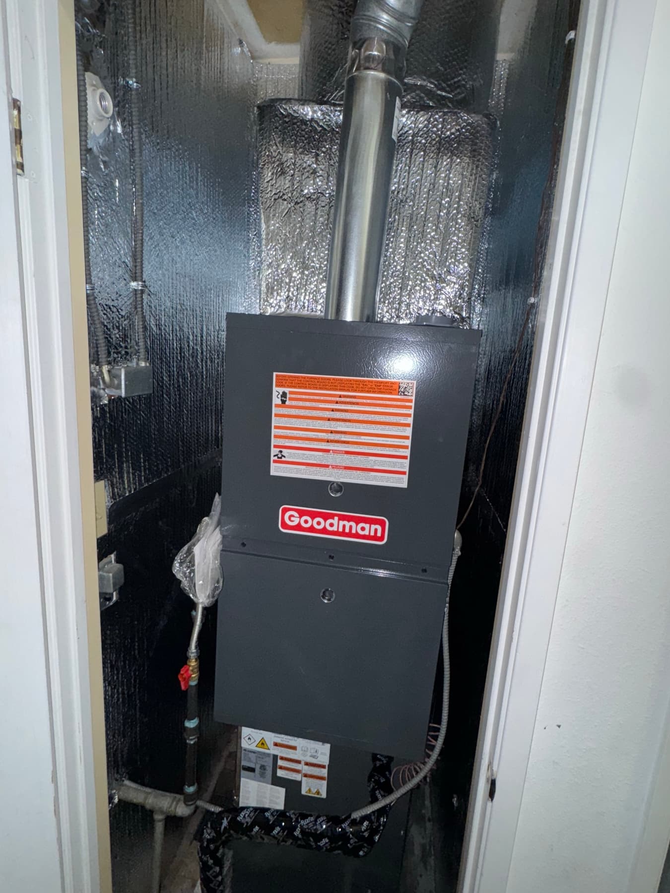 AC unit installation